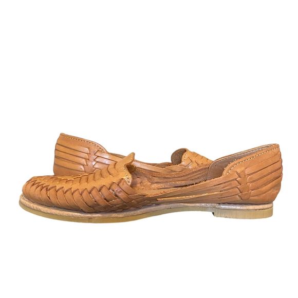 Women's Leather Handwoven Sandals Huarache Artisanal Mexican Handmade Boho Sz 8 - Picture 8 of 10